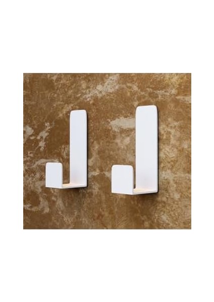 Beyaz 4lü Yapışkanlı Askılık Kapı Arkası Bornoz Askılığı Yapışkanlı Mutfak Banyo Askılığı Havlu Askılığı Elbise Askılığı 4&apos;lü Set 3m Yapışkanlı Tasarım