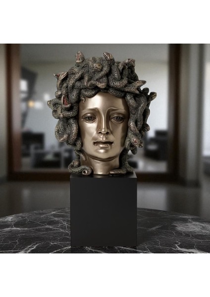 Veronese Biblolar-Wise Mitoloji & Tarih-Kaideli MEDUSA-10,5X9,8X21 CM-JWU77631A4