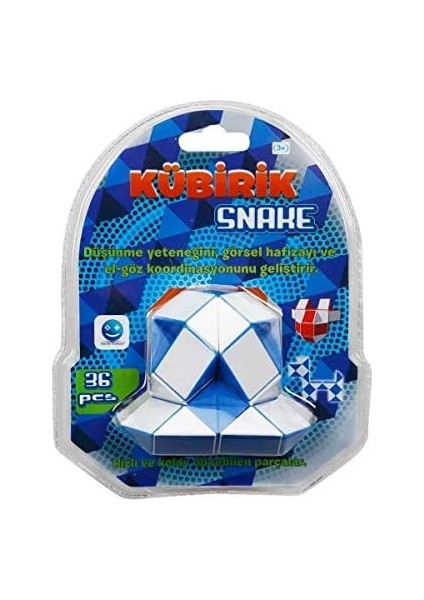 S00001623 Kübirik Snake Zeka Küpü, Çok Renkli