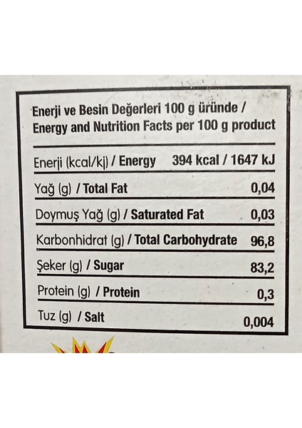 1 Kutu ( 40 Adet ) Çilek Aromalı Patlayan Şeker (4gr)