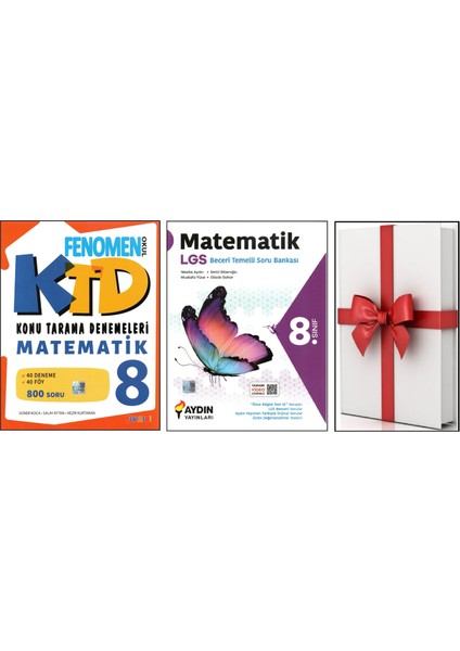 Fenomen 8.sınıf Matematik Ktd + Aydın Matematik Beceri Temelli Sb +Y.t.ilaveli (3 Kitap)