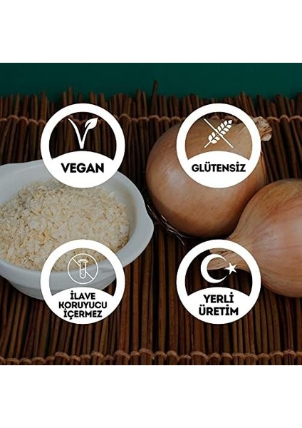 Dönüş Soğan Tozu - 100 Gr. (Öğütülmüş Kuru Soğan - Doğal Aroma Verici - Glütensiz) fiyatları