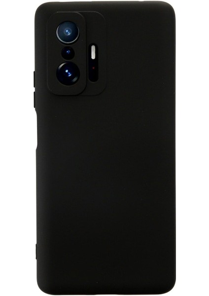 Iletişim Xiaomi Mi 11T Kapak Içi Kadife Kamera Korumalı Lansman Silikon Kılıf - Siyah