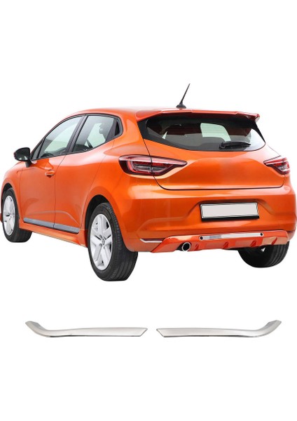 Renault Clio 5 Uyumlu Krom Arka Reflektör Çıtası 2 Parça Paslanmaz Çelik fiyatları