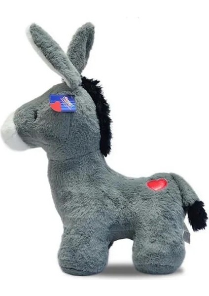 Peluş Oyuncak Kalpli Eşek 35 Cm.