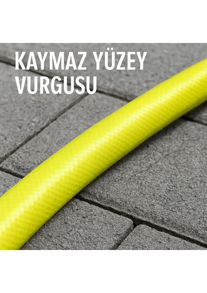Kalın Takviyeli Bahçe Hortumu Zebra Ev Ofis Bahçe Market Tipi 1/2" 20 metre indirimleri