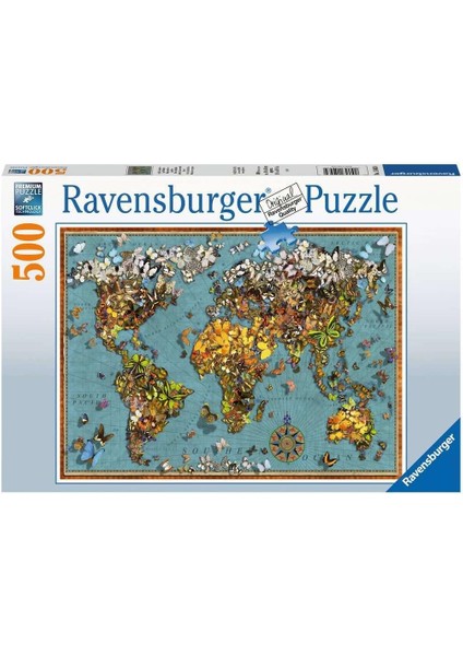 Puzzle, Butterflies, 500 Parça