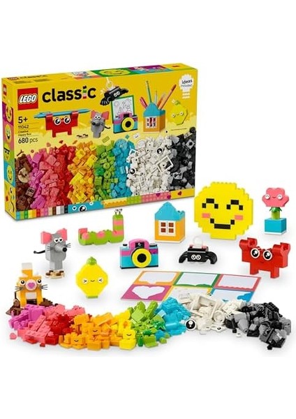 Classic Yaratıcı Mutlu Kutu 11042-5 Yaş ve Üzeri Çocuklar Için Yaratıcı ve Eğlenceli Oyuncak Yapım Seti (680 Parça) fiyatları