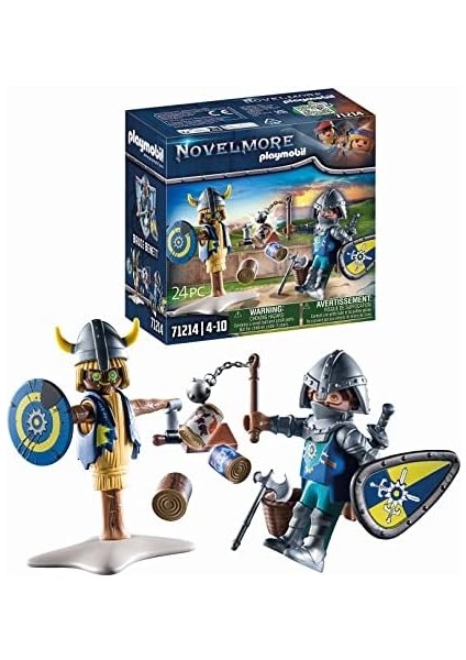 71214 Novelmore Şövalyeleri - Savaş Eğitimi, Playmobil Kalesi, Şövalyeler, Oyuncak Şövalyeler, Binici Şövalye, Orta Çağ, Zırh, Şövalyeler Oyun Seti 4 Yaş ve Üzeri Çocuklar Için modelleri