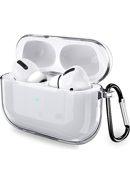 Airpods 3 Nesil Için Kılıf Içi Süet Darbelere Dayanıklı Parmak Izi Karşıtı Magsafe Şarj ile Uyumlu Apple Airpods 3 Nesil Uyumlu Kılıf (Şeffaf)