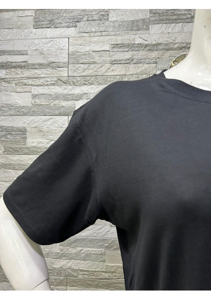Büyük Beden Yeni Sezon Rahat Konfor Modeli Baskılı Kısa Kollu Penye T-Shirt indirimleri