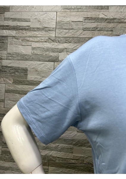 Büyük Beden Yeni Sezon Rahat Konfor Modeli Baskılı Kısa Kollu Penye T-Shirt modelleri