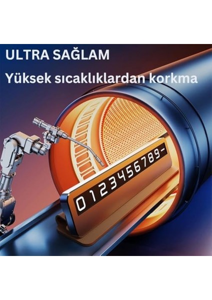 Premıum Deri Alaşım Gizlenebilir Araç Park Telefon Numaratörü Geçici Park Telefon Numaratörü modelleri