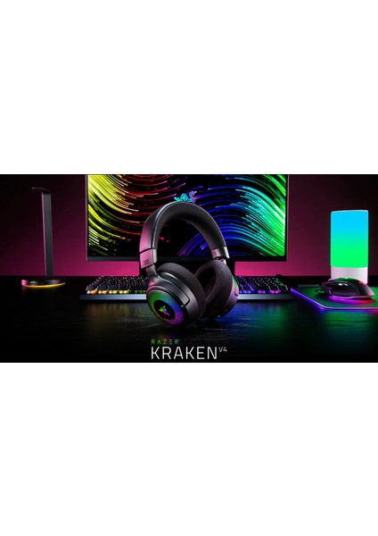Kraken V4 Kablosuz Kulak Üstü Oyuncu Kulaklığı
