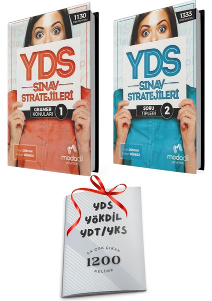 Yds Modadil Yds Sınav Stratejileri Tüm Konular 2li Soru Bankası (Gramer + Soru Tipleri) +1200 Kelime