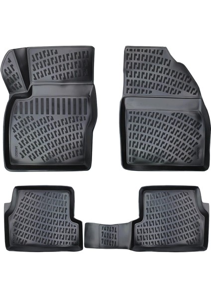 Ford Focus 3D Siyah Havuzlu Paspas 1998 ve 2005
