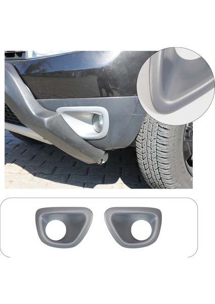 Dacia Duster Uyumlu 2010-2017 Abs Sis Çerçevesi 2 Parça Mat Gri