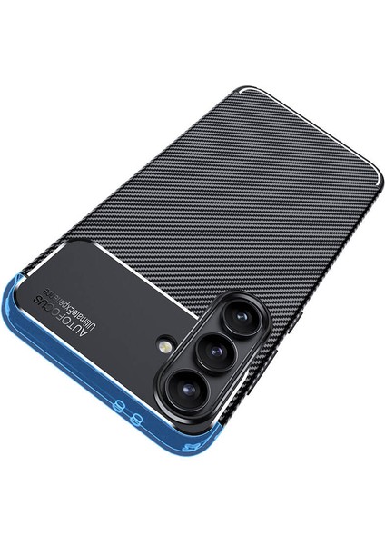 Galaxy S24 Fe Kılıf Kamera Korumalı Karbon Desenli Lux Negro Silikon - Siyah + Tam Kaplayan Ekran Koruyucu modelleri