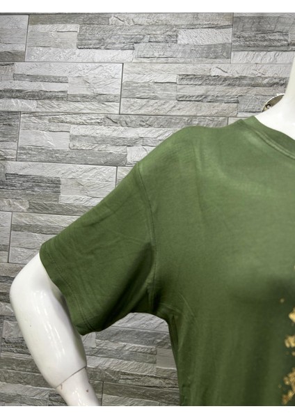 Büyük Beden Yeni Sezon Rahat Konfor Modeli Baskılı Kısa Kollu Penye T-Shirt modelleri