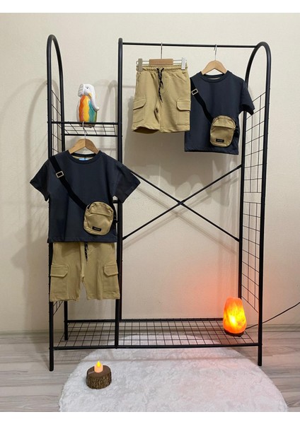 Çanta Detaylı Mükemmel Kaliteli Erkek Çocuk Alt Üst Takım modelleri