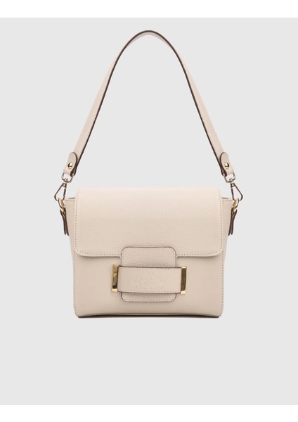 Sofie Floter Deri Bej Kadın Omuz Çantası modelleri