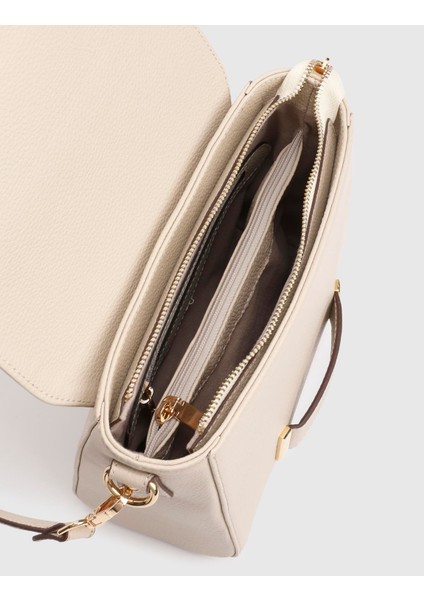 Sofie Floter Deri Bej Kadın Omuz Çantası fırsatları