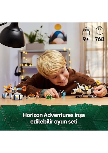 Horizon Adventures Aloy ve Varl, Metalkabuk ve Hızardiş’e Karşı 77037-9 Yaş ve Üzeri Çocuklar Için Yaratıcı Oyuncak Yapım Seti, Doğum Günü Hediyesi (768 Parça) fiyatları