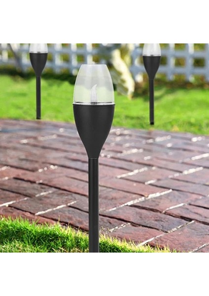 Solar Technology 2 Adet Güneş Enerjili, Titreyen Mum Efektli, Aydınlatma Işıkları, Bahçe, Veranda, Balkon, Avlu, Yürüyüş Yolu, Yol, Çimen Aydınlatma, Gün Işığı