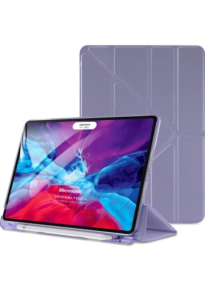 Apple Ipad Pro 13 2024 Kılıf (A2925-A2926) Origami Pencil Lila [ipad Pro 13 2024 ile Uyumlu Kılıf - Lila]