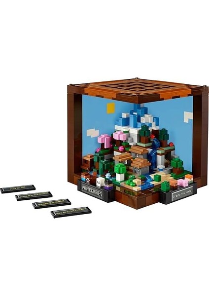 Minecraft Eşya Yapma Masası 21265 - Yetişkinler Için Koleksiyonluk Yaratıcı Model Yapım Seti (1195 Parça) modelleri