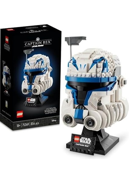 Yüzbaşı Rex Kaskı 75349 - Yetişkinler Için Koleksiyonluk Sergileme Modeli Yapım Seti (854 Parça) modelleri