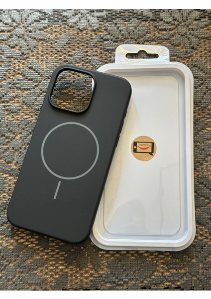 Iphone 15 Pro Max Uyumlu Magsafe Lansman Silikon Kılıf