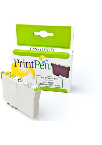 Epson T0711 Siyah Muadil Mürekkep Kartuşu