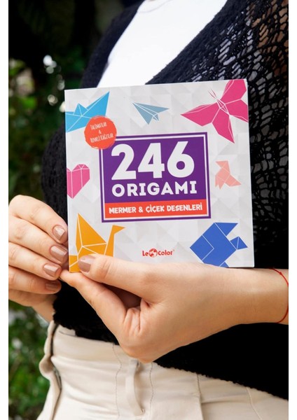 Color Origami 246 Kağıt Katlama Sanatı Mermer/çiçek