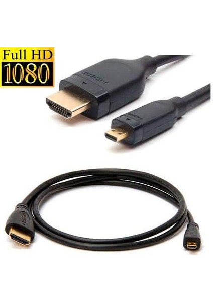 Plus PX-1121-10 Micro HDMI To HDMI 10 Metre 1080P Fullhd Kablo fiyatları