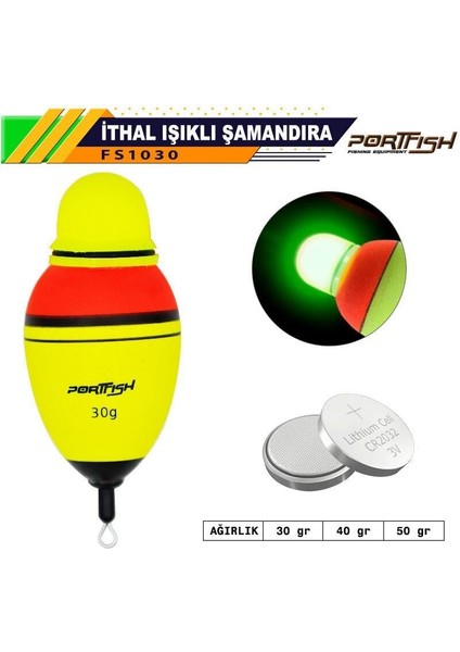 Portfish Şamandıra Ithal Işıklı 40 gr