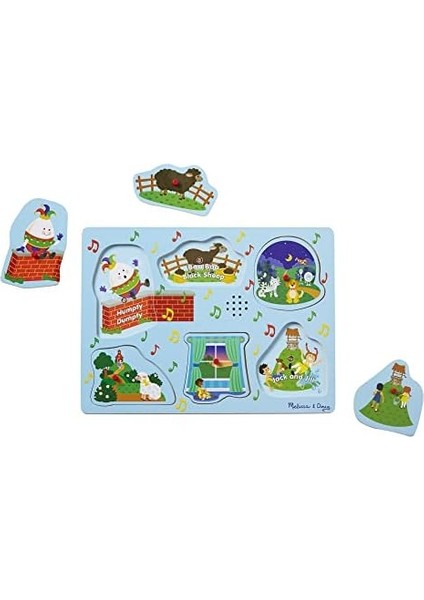 & Doug Soundpuzzle Aus Holz - Kinderreime 3 (6 Teile)