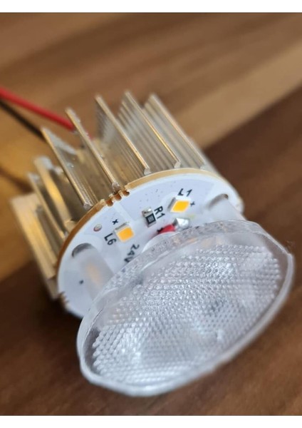 24V Dekoratif Yuvarlak Tente Iç LED Armatür (3000K Gün Işiği, 10LU Paket)