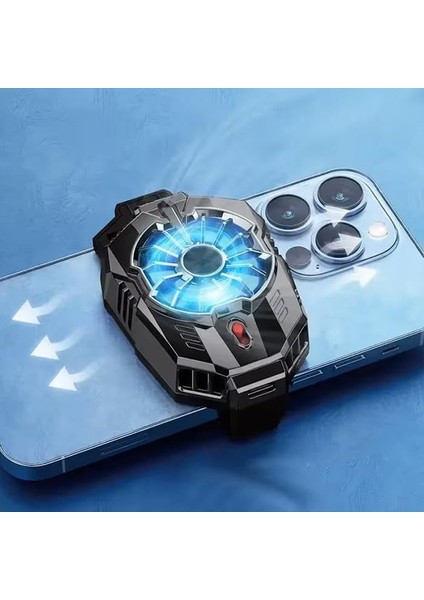 Ultra Sessiz Kasırga Tipi Telefon Soğutma Fanı Radyatör Soğutucu Telefon Soğutucu Metal Plaka modelleri