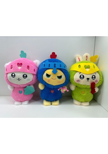 1 Parça Peluş Oyuncak Seti Iyi Şanslar Karikatür Bebek Makine Bebek Kitap Çantası Çekicilik (Yurt Dışından)