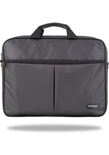 WTX304 Wtxpro Serisi 15.6 Inch Uyumlu Su Geçirmez Kumaş Macbook, Laptop, Notebook El Çantası- Gri