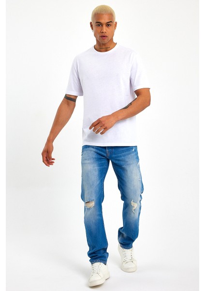 Süperlife Erkek Bisiklet Yaka Standart &regular Fit Tişort SPR21Y30 fırsatları