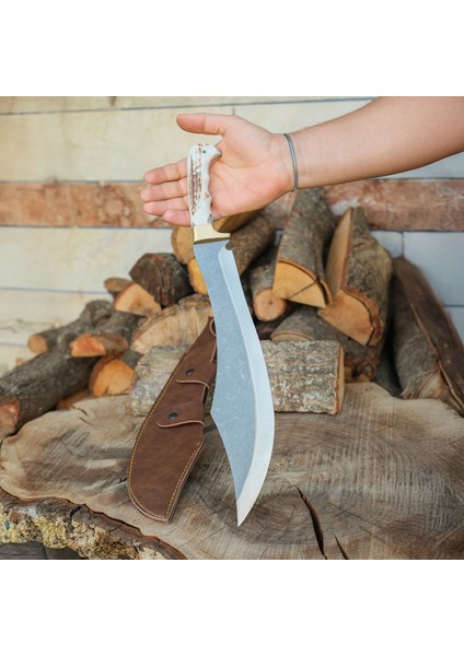 Alpkut Model 49 cm - Geyik Boynuzu Sap