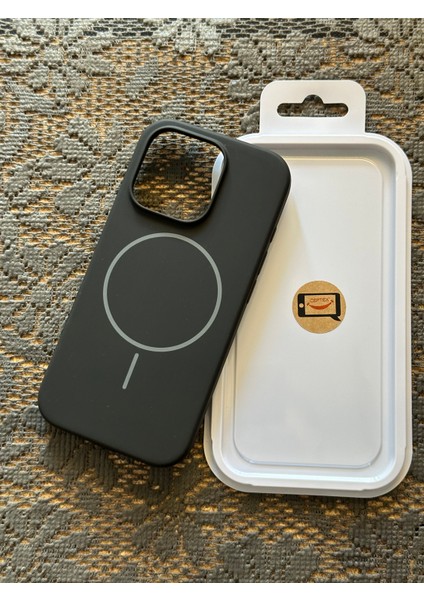 Iphone 16 Pro Uyumlu Magsafe Lansman Silikon Kılıf