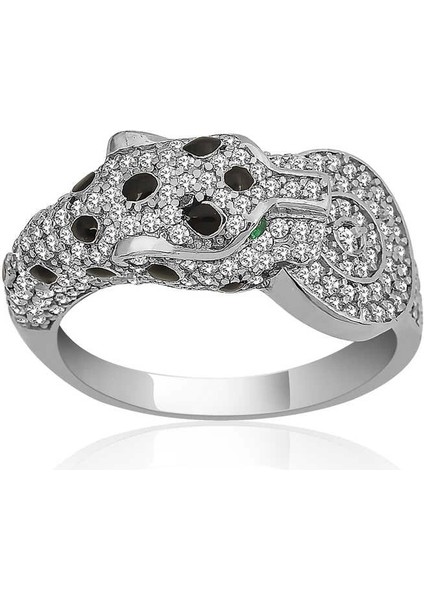 ​gümüş Kaplan Figürlü Bayan Yüzük modelleri