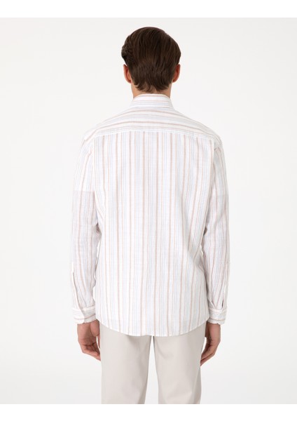 Erkek Mercan Regular Fit Uzun Kollu Gömlek 50301561-VR186 indirimleri