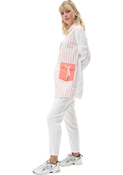 Kadın Kolları Büzgü Detaylı Tunik indirimleri