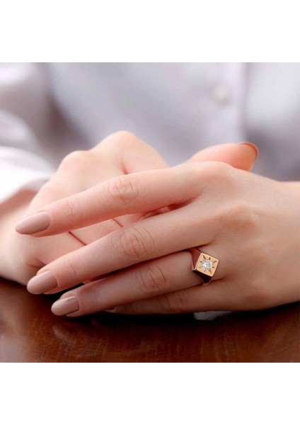 ​gümüş Ayarlanabilir Rose Kutup Yıldızı Şovalye Yüzük fiyatları