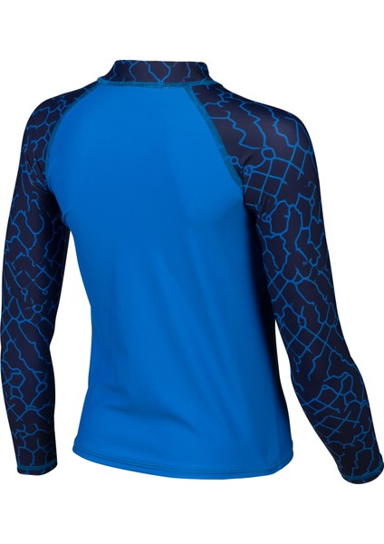 Unısex Jr Arena Rash Vest L/s Allover Uv Korumalı Tişört