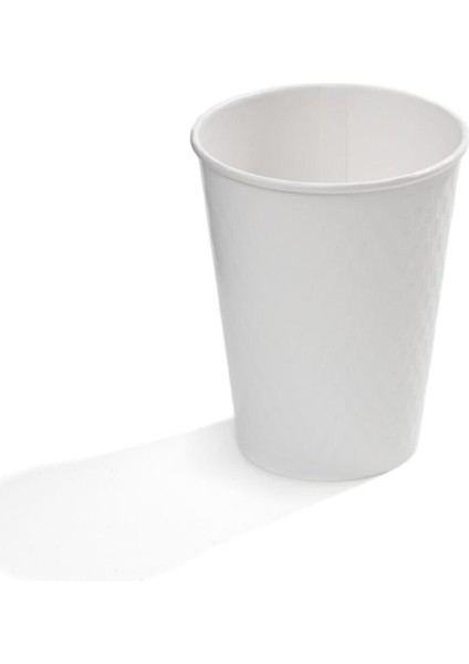 8 Oz Embossed Karton Bardak 50 Adet